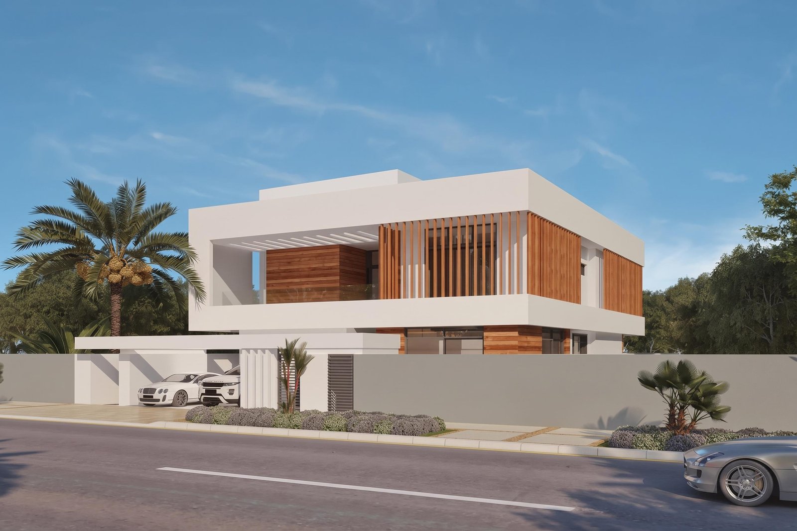 Scenic canal frontage and natural mangrove views surrounding exclusive custom villa plots at West Yas Abu Dhabi